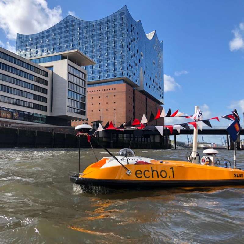 无人船在汉堡港水文测量中的应用